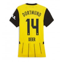 Maglia Calcio Borussia Dortmund Maximilian Beier #14 Prima Divisa Donna 2024-25 Manica Corta